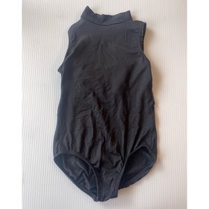 Motionwear black leotard (large child, 12-14)